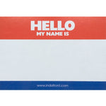 Hello My Name Is stickers Dutch flag - 50 pieces